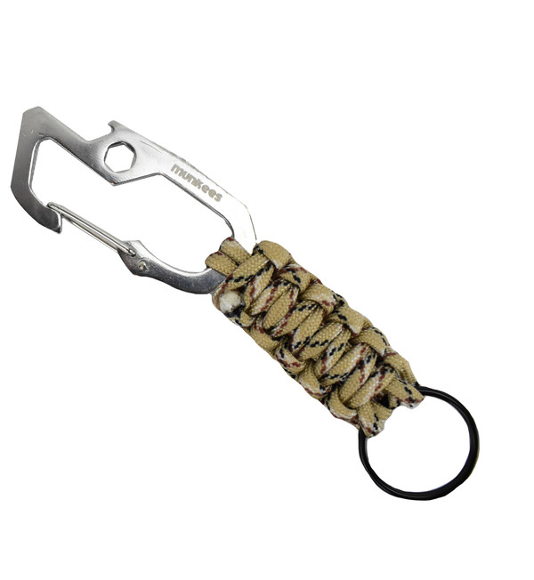 Multi-functional Paracord Carabiner Keychain