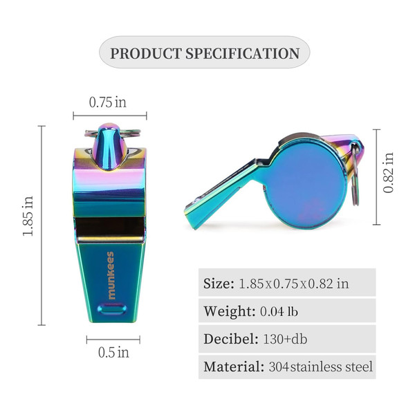 Stainless Steel Whistle Product Specification