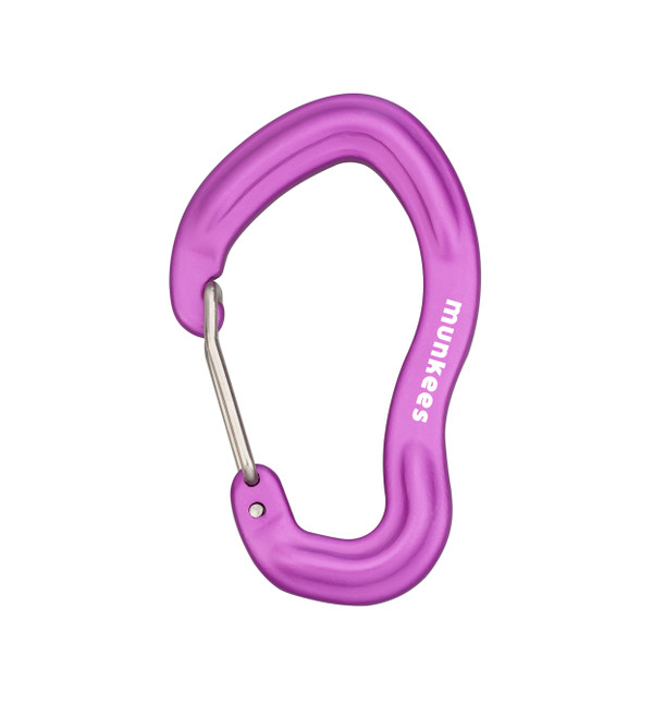 Purple Forged Biner w/ Wiregate 75mm