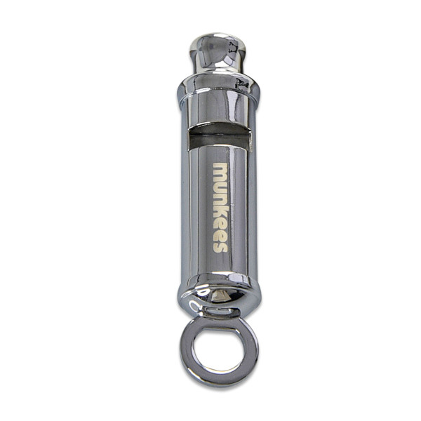 Silver colored Brass Police Whistle.