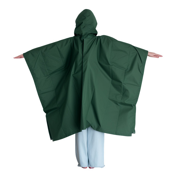 Green Ultra-Light Waterproof Backpacker Poncho