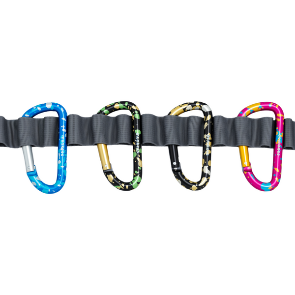 Colored D Carabiner  60 mm Multiple Colors