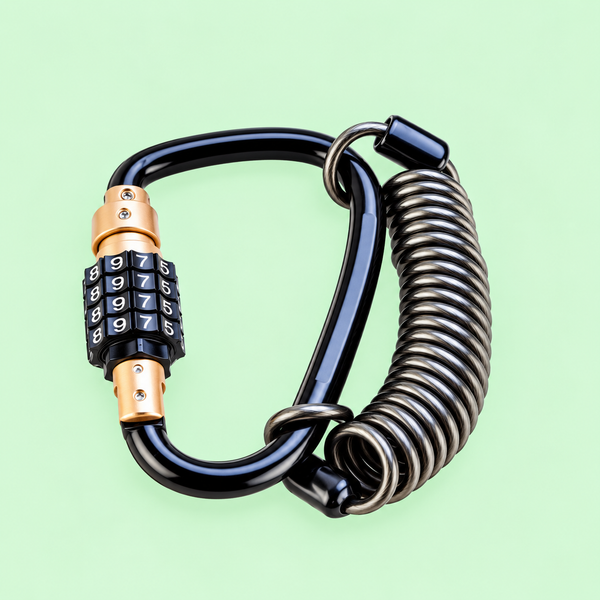 Heavy-Duty Carabiner Lock | D Plus