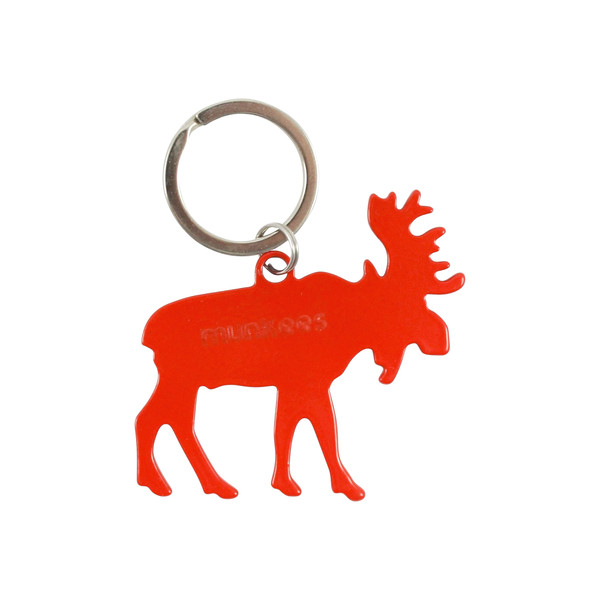 Moose Stainless Steel Bottle Opener Keychain