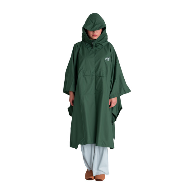 Green Ultra-Light Waterproof Backpacker Poncho