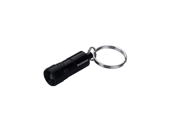 Mini LED Flashlight Keychain Black