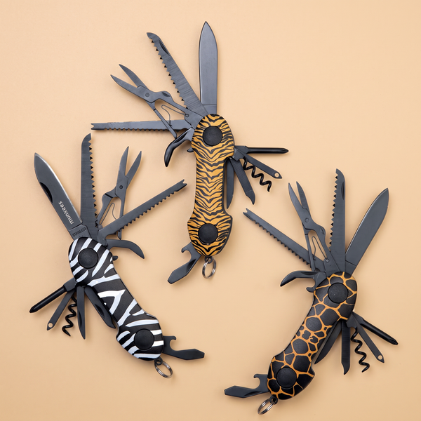 Pocket Knife | Tiger, Zebra, and Giraffe Prints