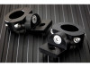 BDCW - Light Mount - 1-in. - BLACK (Pair)