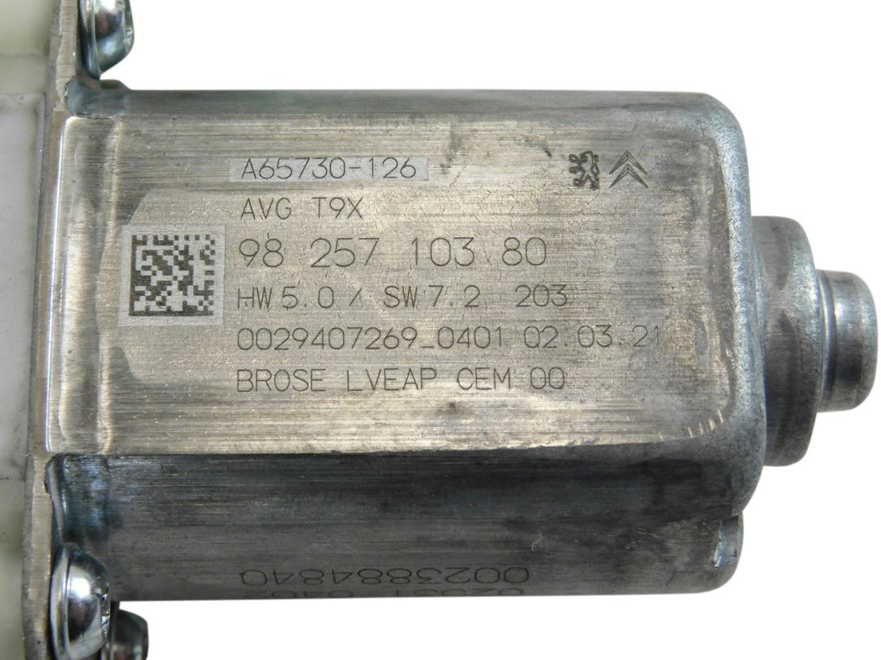 Peugeot 308 front window motor