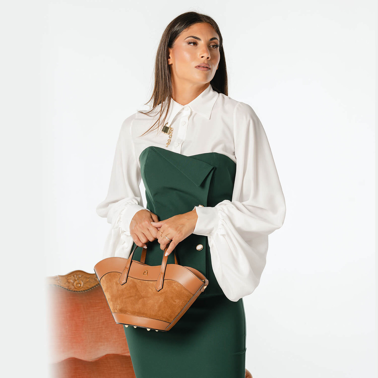 PISTOLA SUPERIORE G-1 Maverick Tom Cruise Pelle Di Capra Volo Militare - Foto 3