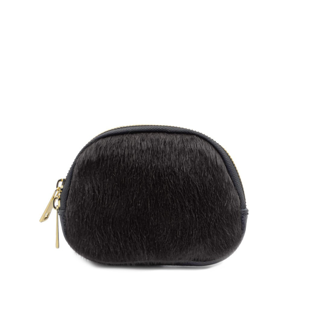 Pouch in finta pelle stampa cervo