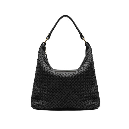 Borsa A Tracolla Donna In Pelle Intrecciata - Design Elegante Con Manico Superiore, 25x10x19 Cm, Regolabile E Spaziosa - 4