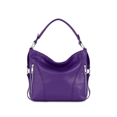 Sac à main en cuir souple et léger pour femmes avec poches et