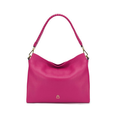 Borsa A Tracolla In Vera Pelle Donna – Borsa Convertibile A Mano O Spalla Con Cinghia Regolabile, Tasca Con Cerniera, 23x17x7 Cm, Eleganza Quotidiana - 3