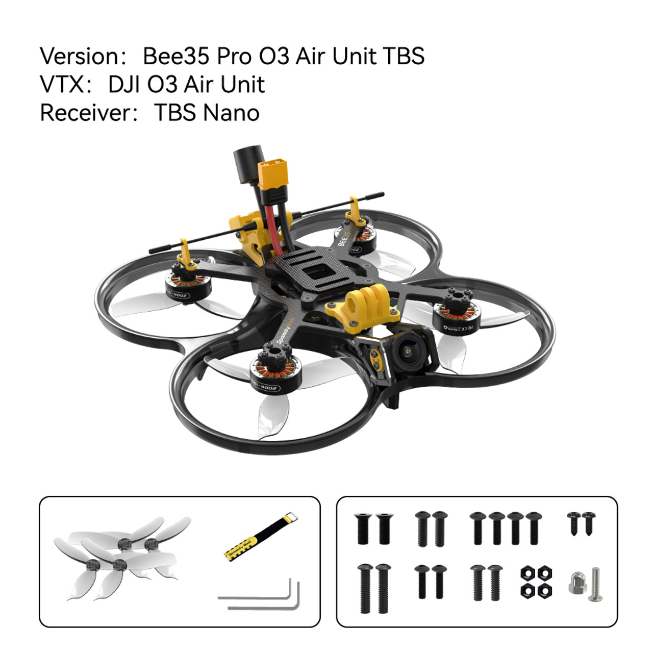 SpeedyBee Bee35 3.5 Inch CineWhoop Frame - Unmanned Tech Shop