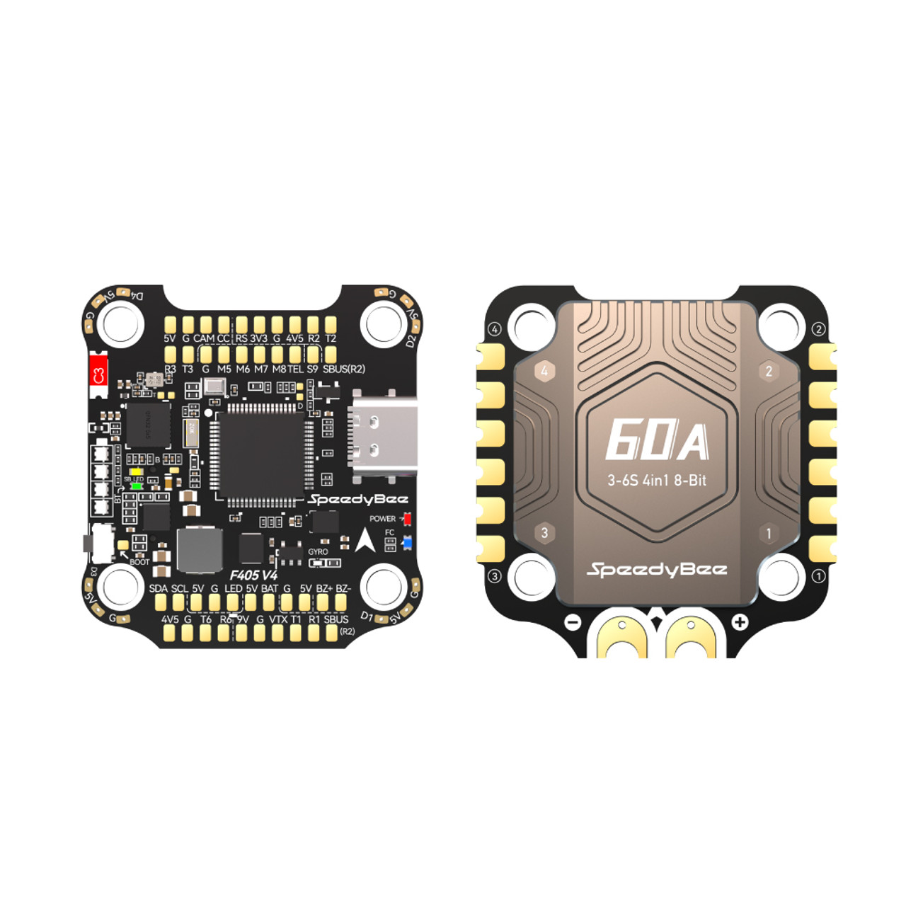 SpeedyBee F405 V4 BLS 60A 30x30 FC&ESC Stack - Speedy Bee