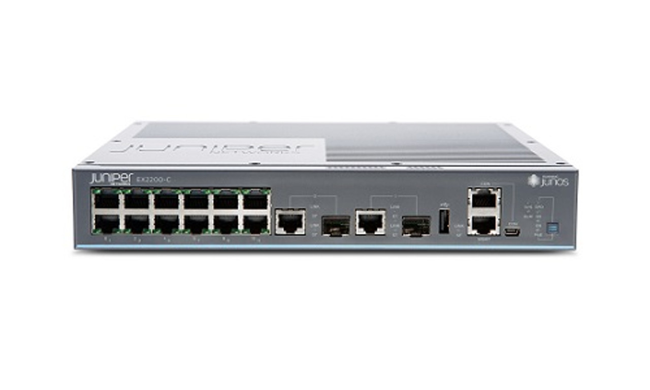 EX2200-C-12P-2G Juniper Compact EX2200-c Ethernet Switch (New)