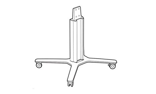 CTS-MX300-WBK Cisco TelePresence MX300 G2 Wheel Stand Base (New)