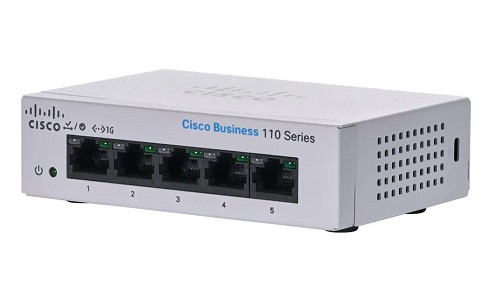 CBS110-5T-D-NA Cisco Business 110 Unmanaged Switch, 5 Port (New)