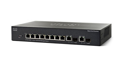 SF302-08PP-K9-NA Cisco Small Business SF302-08PP Managed Switch, 8 Port 10/100, 62w PoE (New)