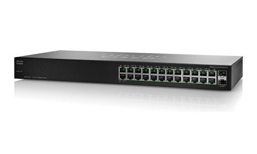 SG110-24HP-NA Cisco SG110-24HP Unmanaged Small Business Switch, 24 Port Gigabit PoE (New)