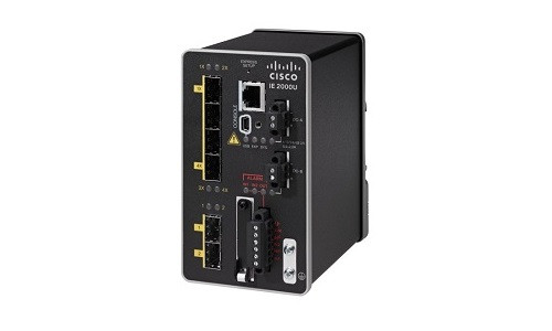 IE-2000U-4TS-G Cisco IE 2000U Switch, 4 FE RJ45/2 GE SFP Ports, LAN Base (New)