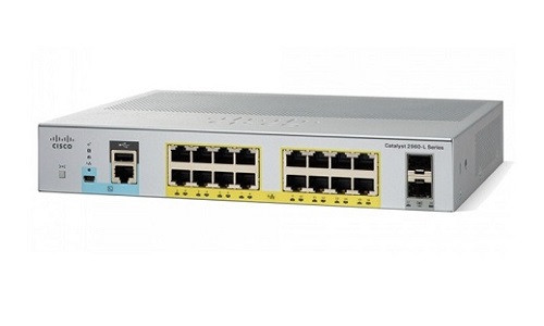 WS-C2960L-16PS-LL Cisco Catalyst 2960L Network Switch (New)