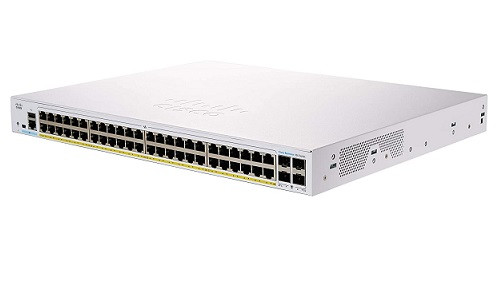 CBS350-48P-4X-NA Cisco Business 350 Managed Switch, 48 GbE PoE+ Port, 370w PoE Budget, w/10Gb SFP+ Uplink (New)