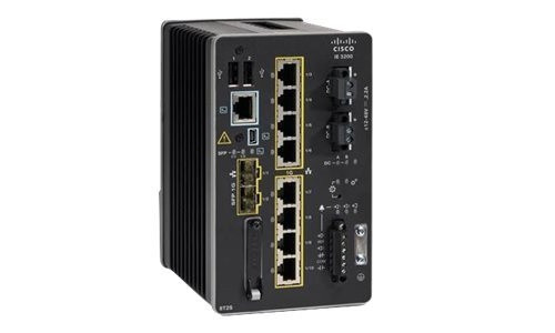 IE-3400-8P2S-A Cisco Catalyst IE3400 Rugged Switch, 8 GE PoE/2 GE SFP Uplink Ports, Advantage (New)