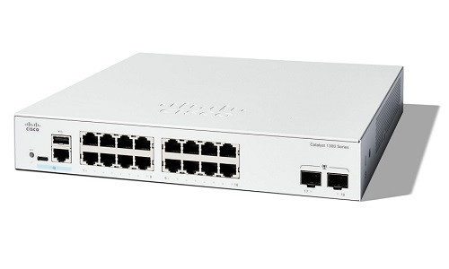 C1300-16T-2G Cisco Catalyst 1300 Switch, 16 Ports, 1G Uplinks (New)