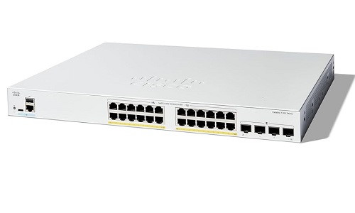 C1300-24P-4G Cisco Catalyst 1300 Switch, 24 Ports PoE+, 1G Uplinks, 195w (New)