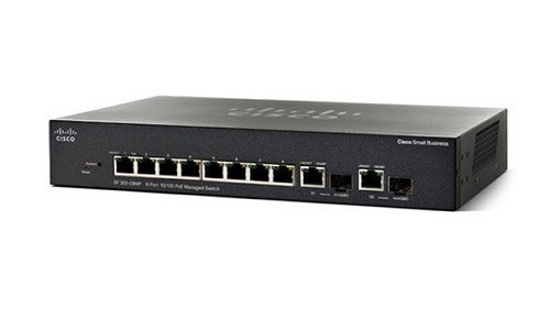 SF352-08-K9-NA Cisco Small Business SF352-08 Managed Switch, 8 10/100 and 2 Gigabit SFP Combo Ports (New)