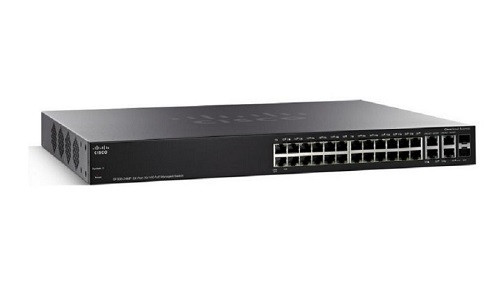 SF352-08MP-K9-NA Cisco Small Business SF352+08MP Managed Switch, 8 10/100 and 2 Gigabit SFP Combo Ports, 128w PoE (New)