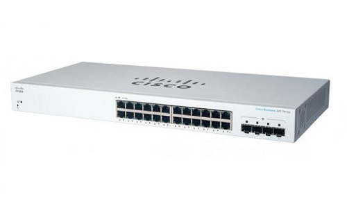 CBS220-24T-4X-NA Cisco Business 220 Smart Switch, 24 Port, w/10G SFP+ Uplink (New)