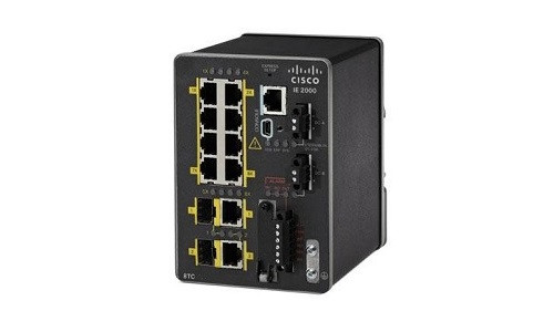 IE-2000-8TC-B Cisco IE 2000 Switch, 8 FE/2 Combo FE SFP, LAN Base (New)