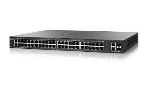 SG250-50P-K9-NA Cisco SG250-50P Smart Switch, 48 Gigabit/2 SFP Combo Ports, 375w PoE (New)