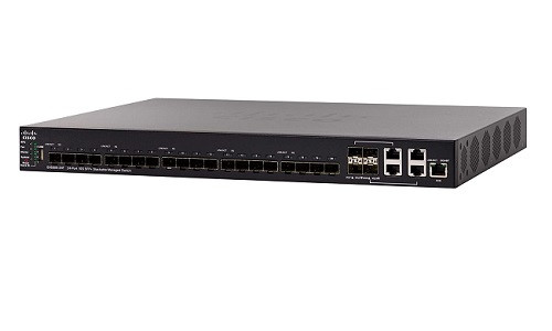 SX550X-24F-K9-NA Cisco SG550X-24F Stackable Managed Switch, 24 10Gig Ethernet SFP+ and 4 10Gig Ethernet 10GBase-T Ports (New)