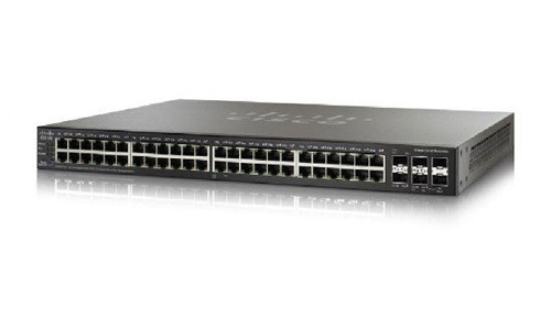 SG500X-48MP-K9-NA Cisco SG500X-48MPP Stackable Managed Switch, 48 Gigabit and 4 10Gig Ethernet SFP+ Ports, 740 PoE (New)