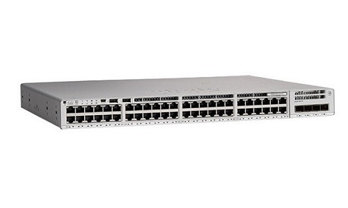 C9200L-48P-4X-A Cisco Catalyst 9200L Switch 48 Port PoE+, 4x10G Fixed Uplinks, Network Advantage (New)