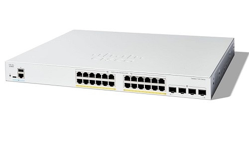 C1300-24FP-4X Cisco Catalyst 1300 Switch, 24 Ports PoE+, 10G Uplinks, 375w (New)
