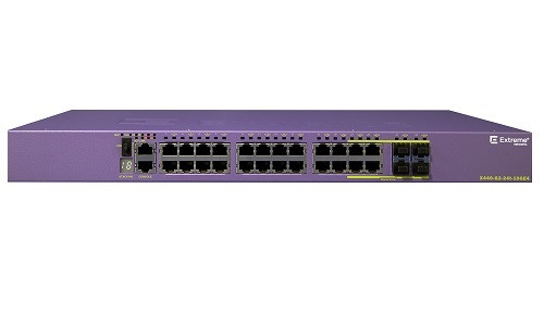 16536 Extreme Networks X440-G2-24t-10GE4-DC Edge Switch (New)