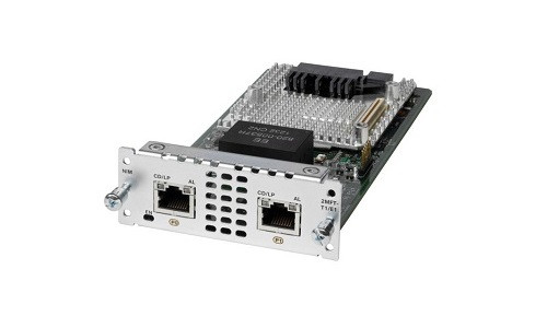 NIM-2MFT-T1/E1 Cisco Multiflex Trunk Voice/Clear Channel Data T1/E1 Module, 2 Port (New)