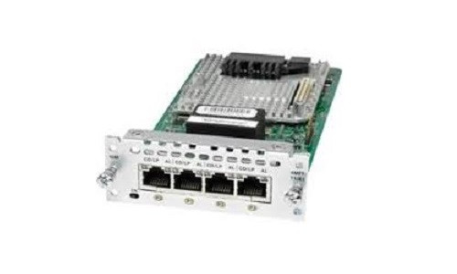 NIM-4MFT-T1/E1 Cisco Multiflex Trunk Voice/Clear Channel Data T1/E1 Module, 4 Port (New)