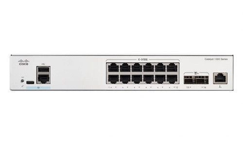 C1300-12XT-2X Cisco Catalyst 1300 Switch, 12 Port 10G Data, 2x10G SFP+ Uplinks (New)