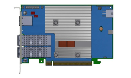 MBF2H516B-EEEOT NVIDIA BlueField-2 BF2500 DPU Controller Card, P-Series FHHL, 100GbE, 2xQSFP56 Port, Gen 4.0 x16, Crypto (New)