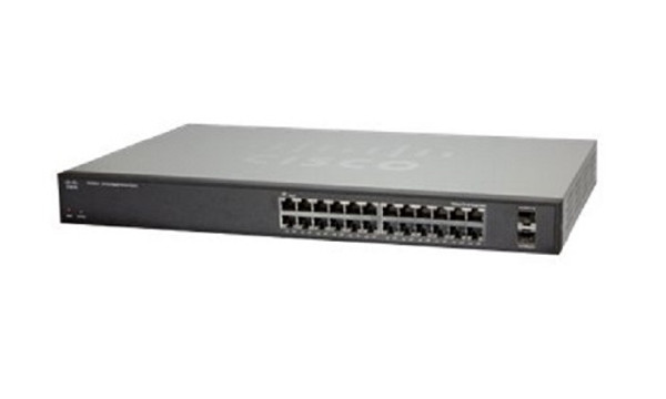 SLM2024PT-NA Cisco SG200-26P Small Business Smart Switch, 24 Gigabit/2 Combo Mini GBIC Ports, PoE (New)