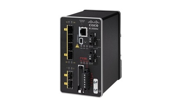 IE-2000U-4TS-G Cisco IE 2000U Switch, 4 FE RJ45/2 GE SFP Ports, LAN Base (New)