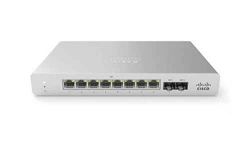 MS120-8-HW Cisco Meraki MS120 Compact Access Switch, 8 Ports, 1Gbe Fixed Uplinks - License Required (New)