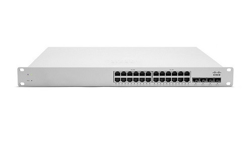 MS220-24P-HW Cisco Meraki MS220 Layer 2 Access Switch, 24 Ports PoE, 370w, 1GbE Uplinks - License Required (New)