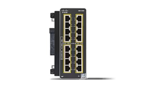IEM-3500-16P Cisco IE3500 Expansion Module, 16 Port GE PoE/PoE+ Copper (New)